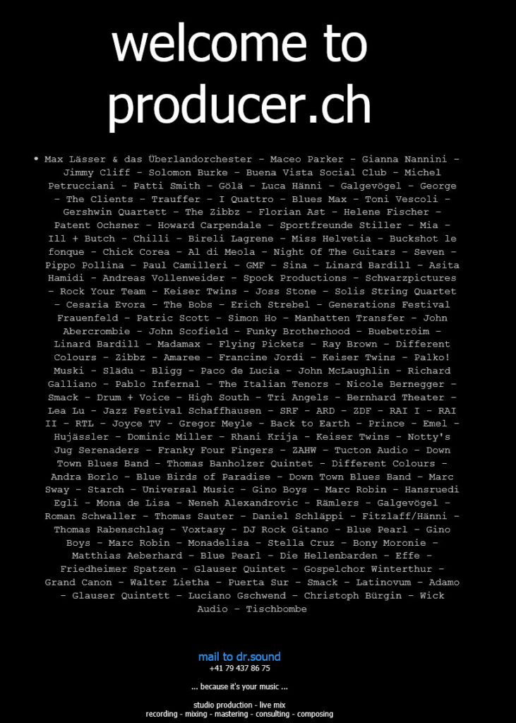 producer